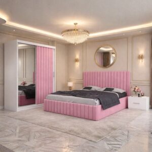 Dormitor MELANIA Cu Dressing Tapitat