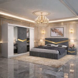 Dormitor CAVA Cu Dressing Tapitat 250cm