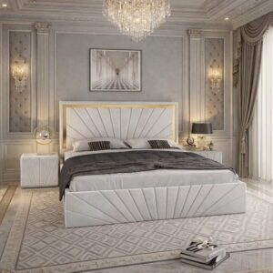 Pat Tapitat NOVA Cu 2 Noptiere Tapitate